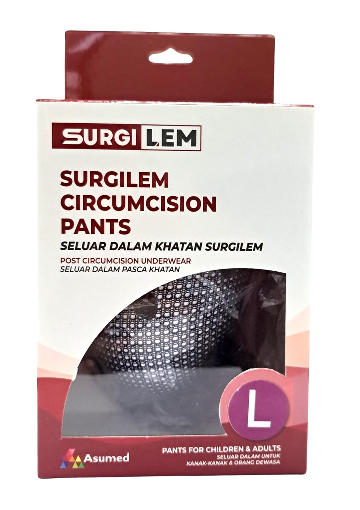 A box of Surgilem Circumcision Pants by beehive2u.